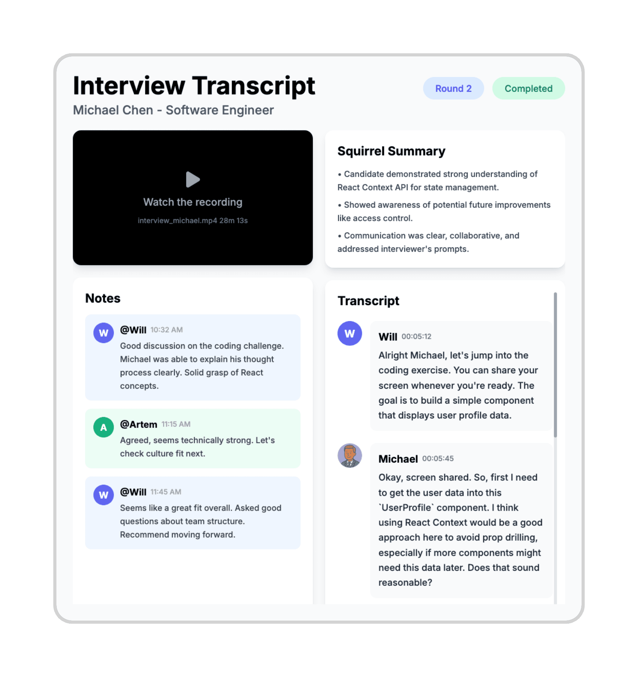 Interview Insights